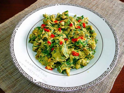 农家特色韭菜炒鸡蛋